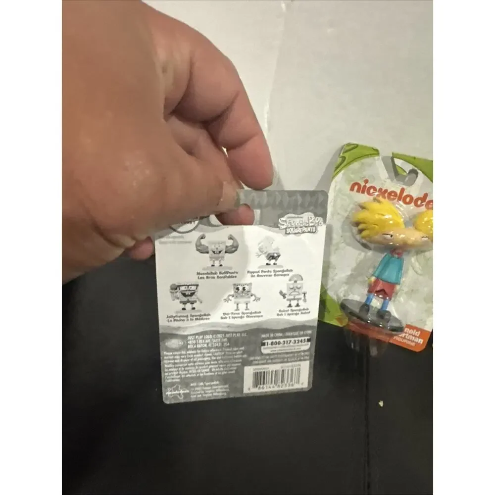 Lot of 5 Nickelodeon Cake Toppers SpongeBob Patrick Arnold Ren Sealed New